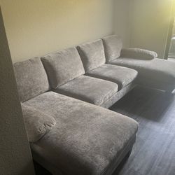 Light Grey Sofa With Chaises