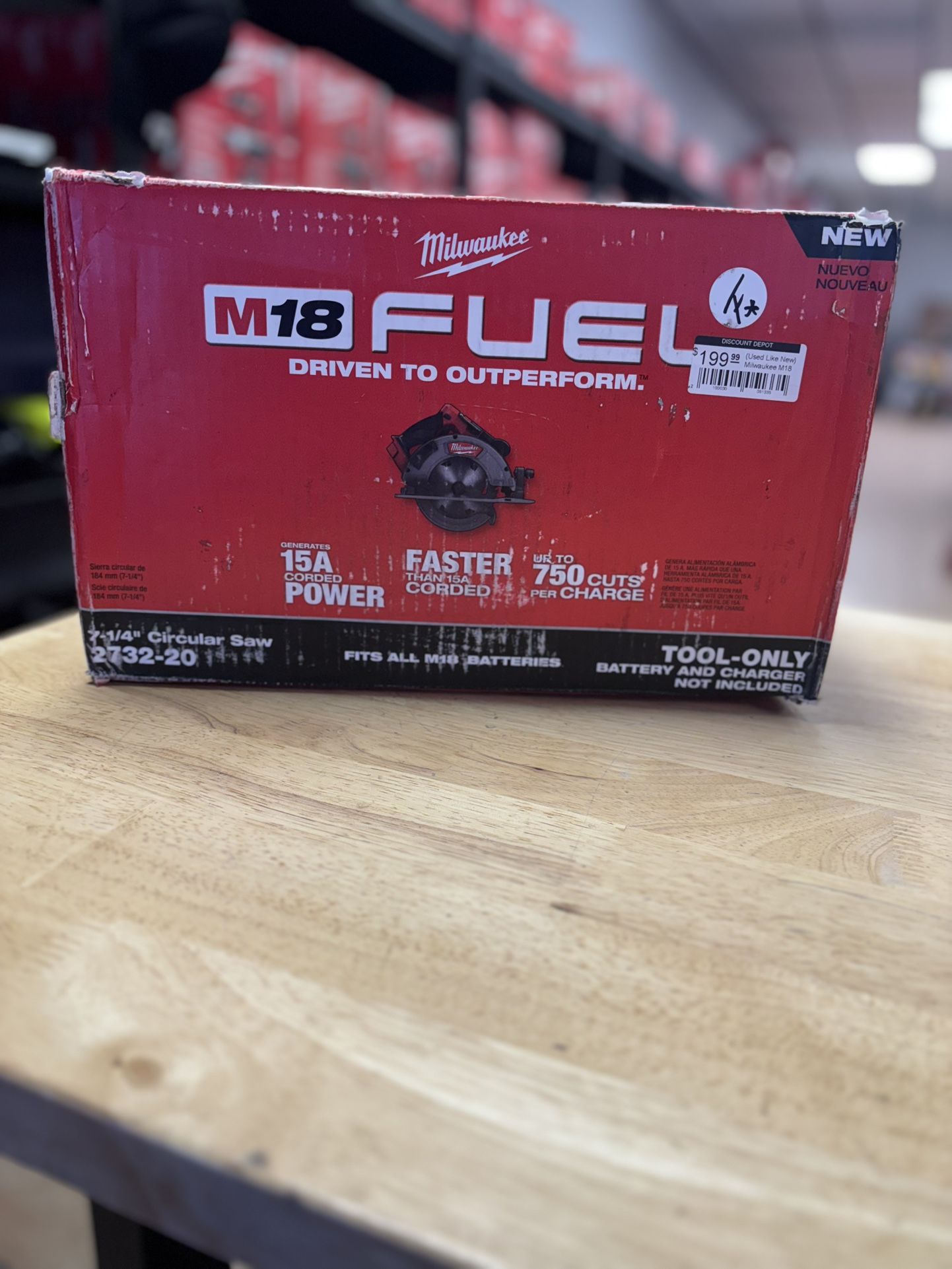 M18 FUEL 18V Lithium-Ion Brushless Cordless 7-1/4 in. Circular Saw (Tool-Only)