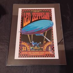 Led Zeppelin Frame 11 inch x 14 inch GLASS NEW 
