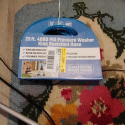 25ft. 4000 Psi Pressure Washer Kink Resistant Hose