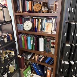 [ESTATE SALE] Brown Book shelf