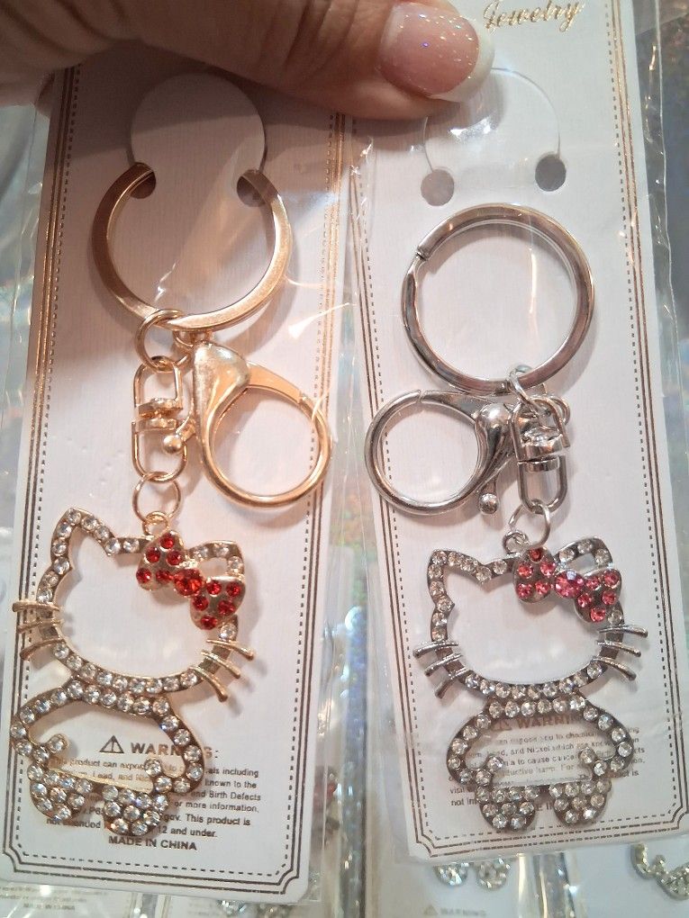 New Hello Kitty Bling Keychains - $3.25 Each