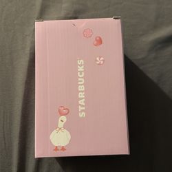 Starbucks pink heart water bottle