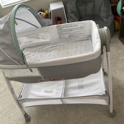 2 Baby Basinetts W/changing Table 
