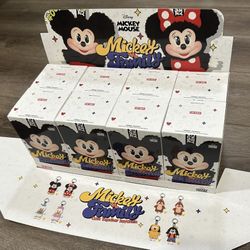 Popmart Mickey Family Plush Keychain
