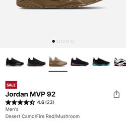 jordan mvp 92