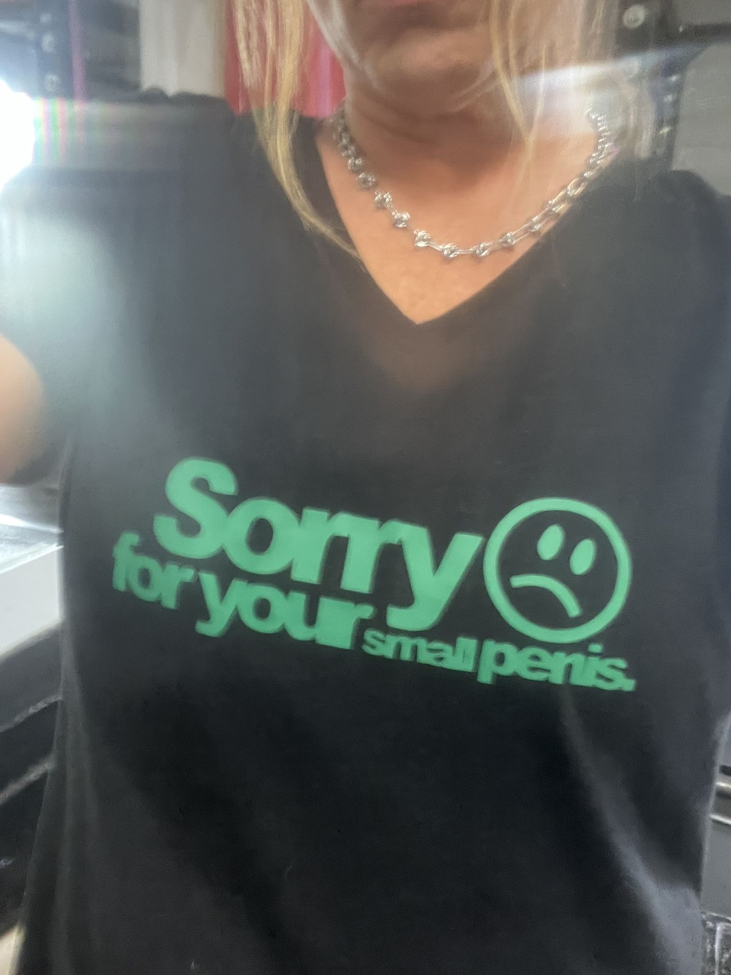 Funny shirt.