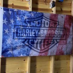 Brand New Harley Davidson Banner Flag 