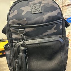 Itzy Ritzy Chelsea & Cole Large Black Diaper Bag