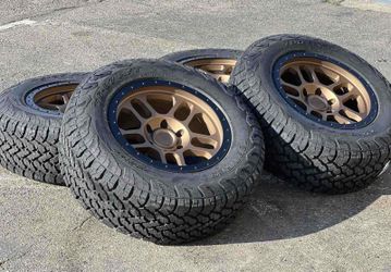 New 17 inch AGP wheels rims A/T Tires Toyota Tacoma 4Runner FJ GX