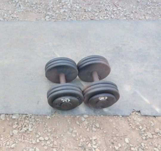 70lb Dumbbells 