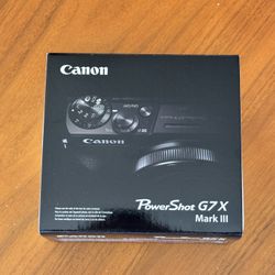 Canon G7 X Mark III - New In Box - NYC