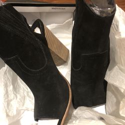 Dolce Vita Black Suede Boots