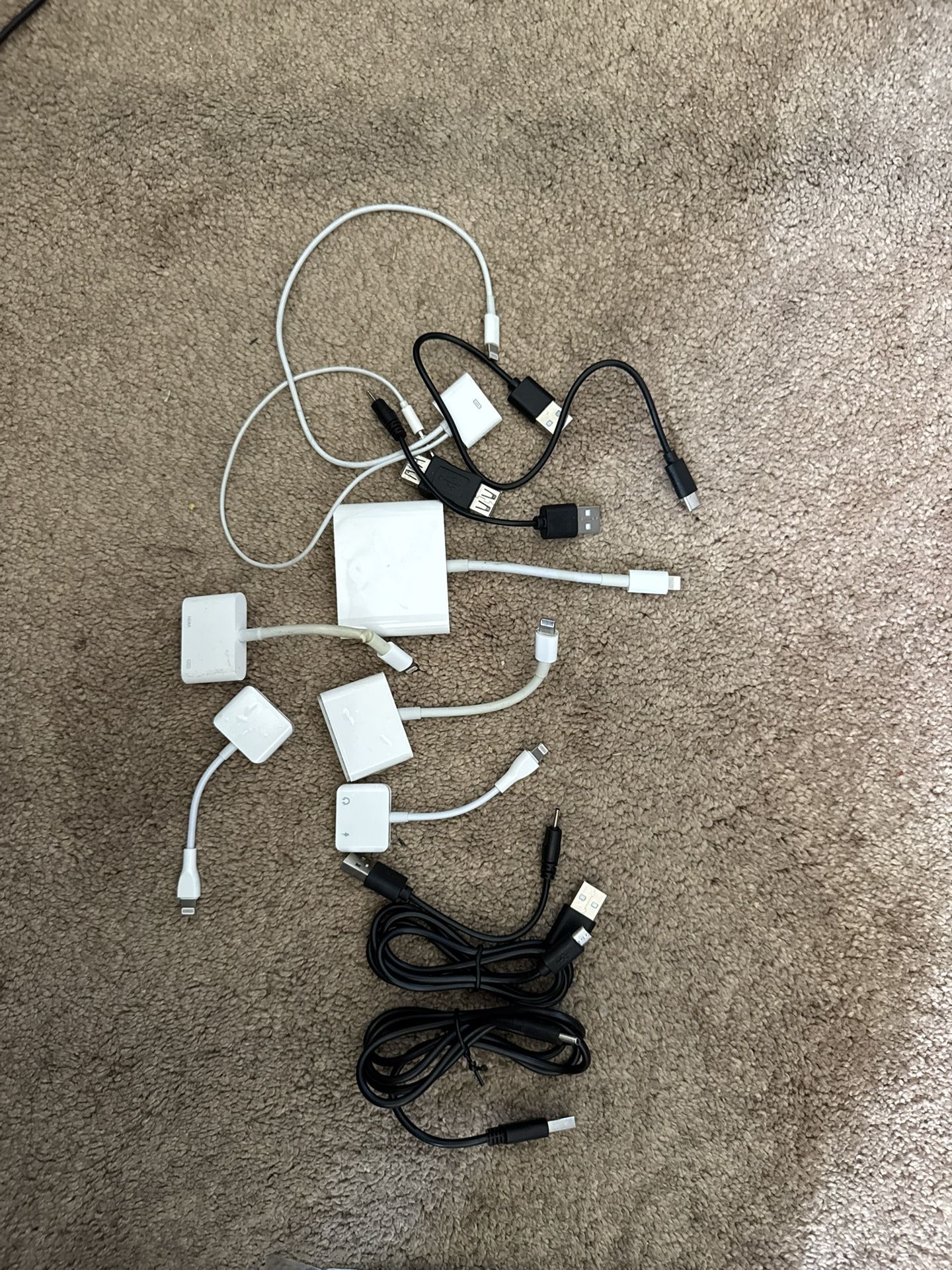 Assorted USB and Adapter Cables
