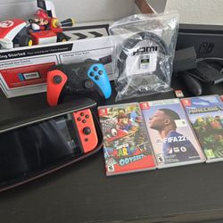 Nintendo Switch With EXTRAS!!!!