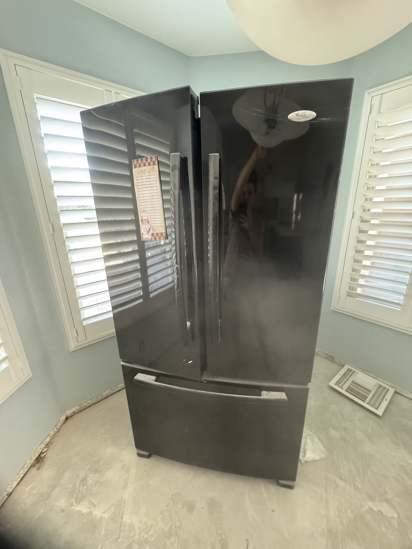 Black Whirlpool Fridge