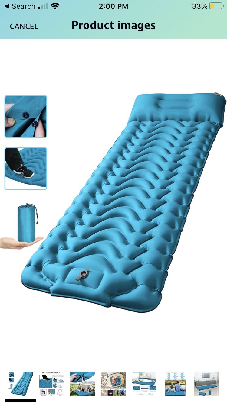 Self Inflating  Pad Camping / Ultralight Mat / Water Proof 