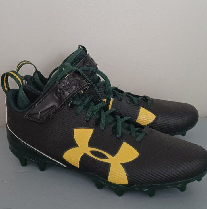 Men's Under Armour UA Team Fierce MC Football Cleats Sz 14🏈🏆