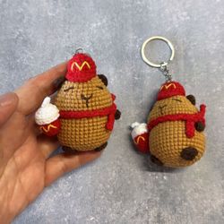 Capybara Keychain