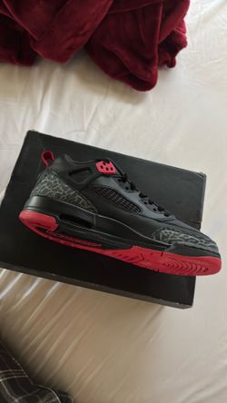 JORDAN SPIZIKE LOW black red