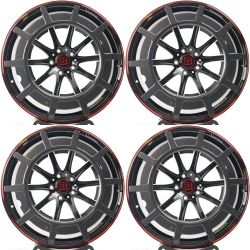 24" FORGED Mercedes-Benz BRABUS Wheels Rims Set of 4 24X10 5x130