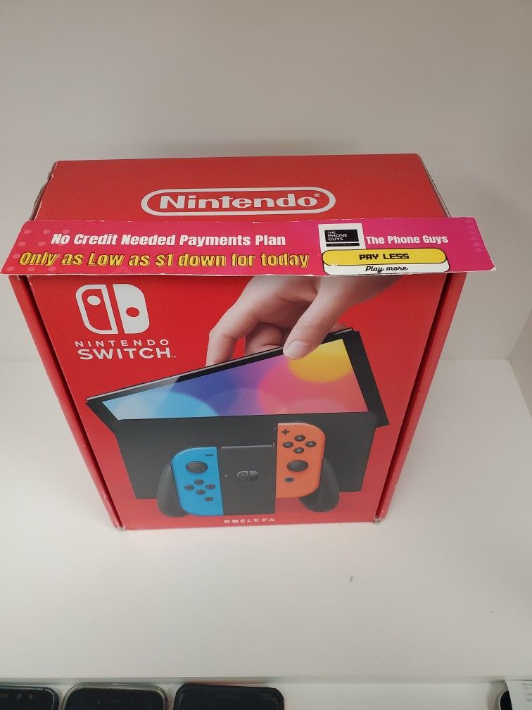 🎮 Nintendo Switch OLED Neon Red and Blue (Japan Version) – Gaming Console Now Only $319 or $1 Down! Save $30 Instantly with 1-Year Warranty 🔥