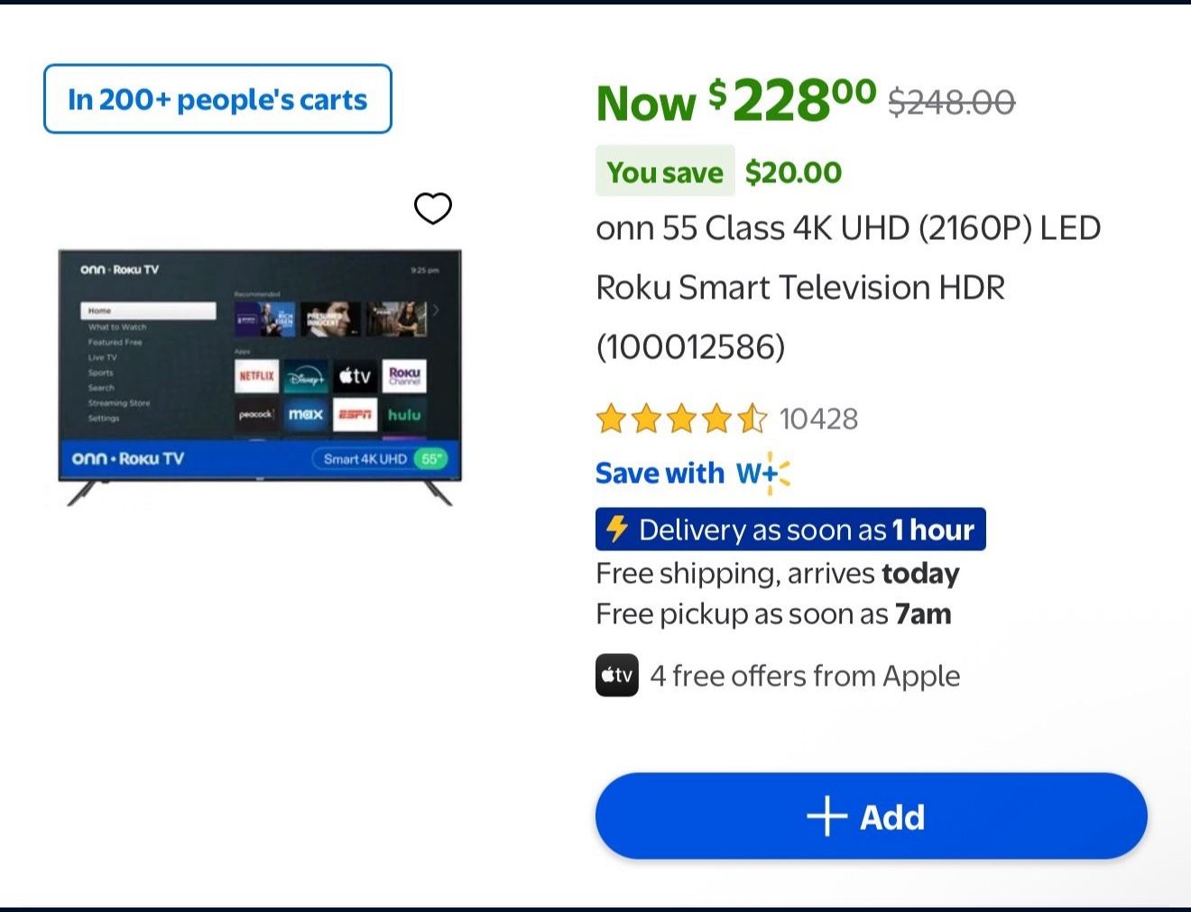 Roku 55 inch