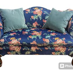 Queen Anne Camelback Sofa Set 
