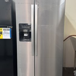 Whirlpool Side By Side Refrigerator In Fingerprint Resistant Stainless Steel 