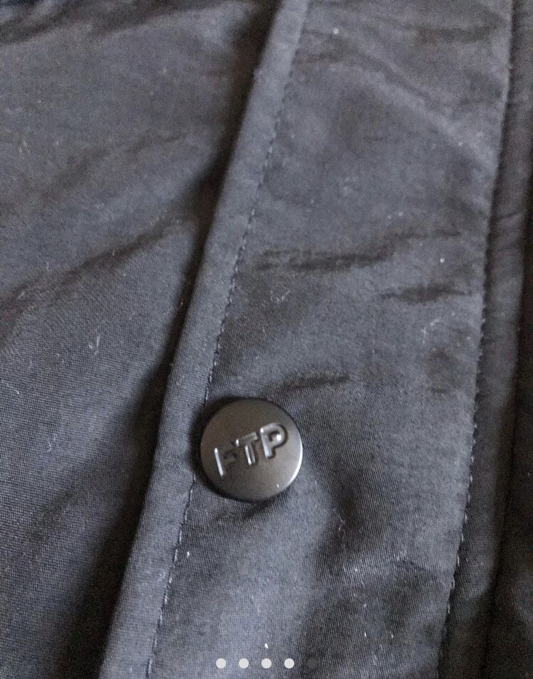 FTP Mesh Pocket Puffer Jacket (Black/Purple) for Sale in San Bruno 