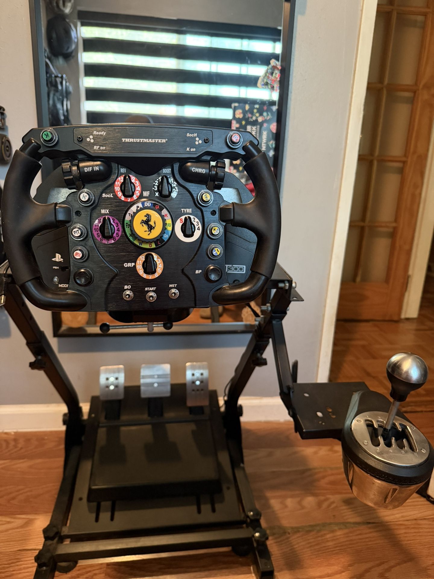 Thrustmaster T300RS with stand