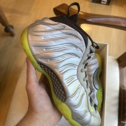 Nike Foamposite Silver Volt Camo
