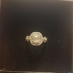 14k Diamond Engagement Ring