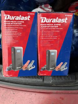 DURALAST 2000 PEAK AMPS JUMP STARTER