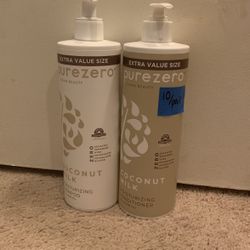 Purezero Coconut Milk Shampoo/Conditioner Value Size