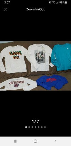 Boys Girls Long Sleeve Tops Shirts NIKE, Abercrombie, GAP Size 9, 10