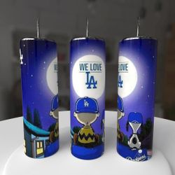 Los Angeles Dodgers Baseball Tumbler
