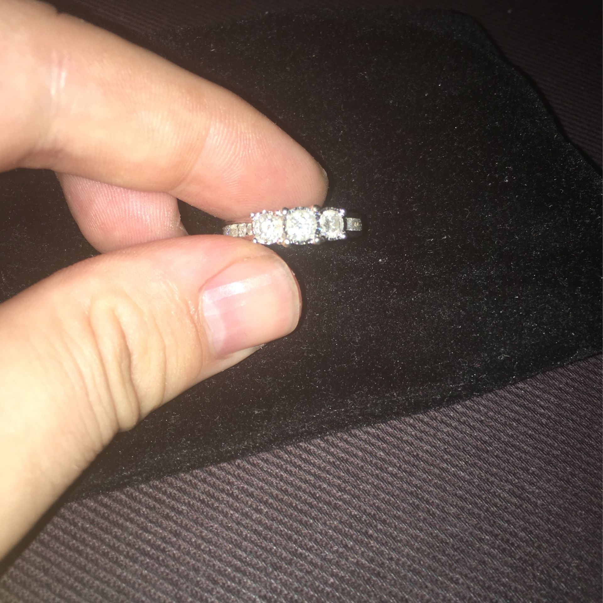 Diamond Engagement Ring 10k Zei 1TW