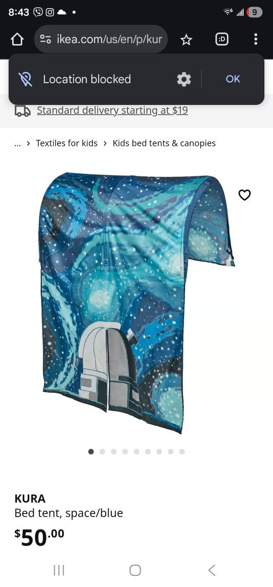 Ikea Bunk Bed Cosmic Tent