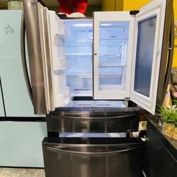 Refrigerador Negro A Pagos Flexibles 