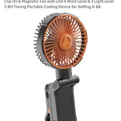 Golf Cart Or Stroller Fan