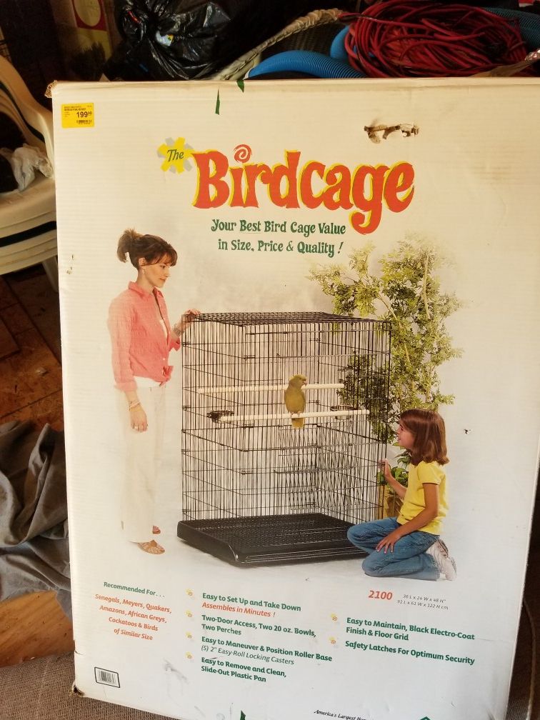 Large bird cage