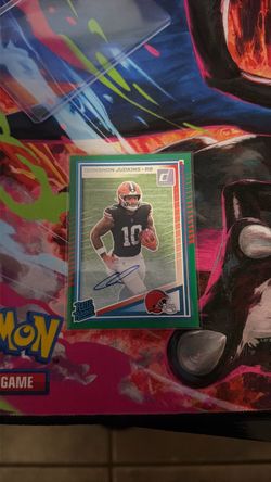 Quinshon Judkins Green Auto Rookie