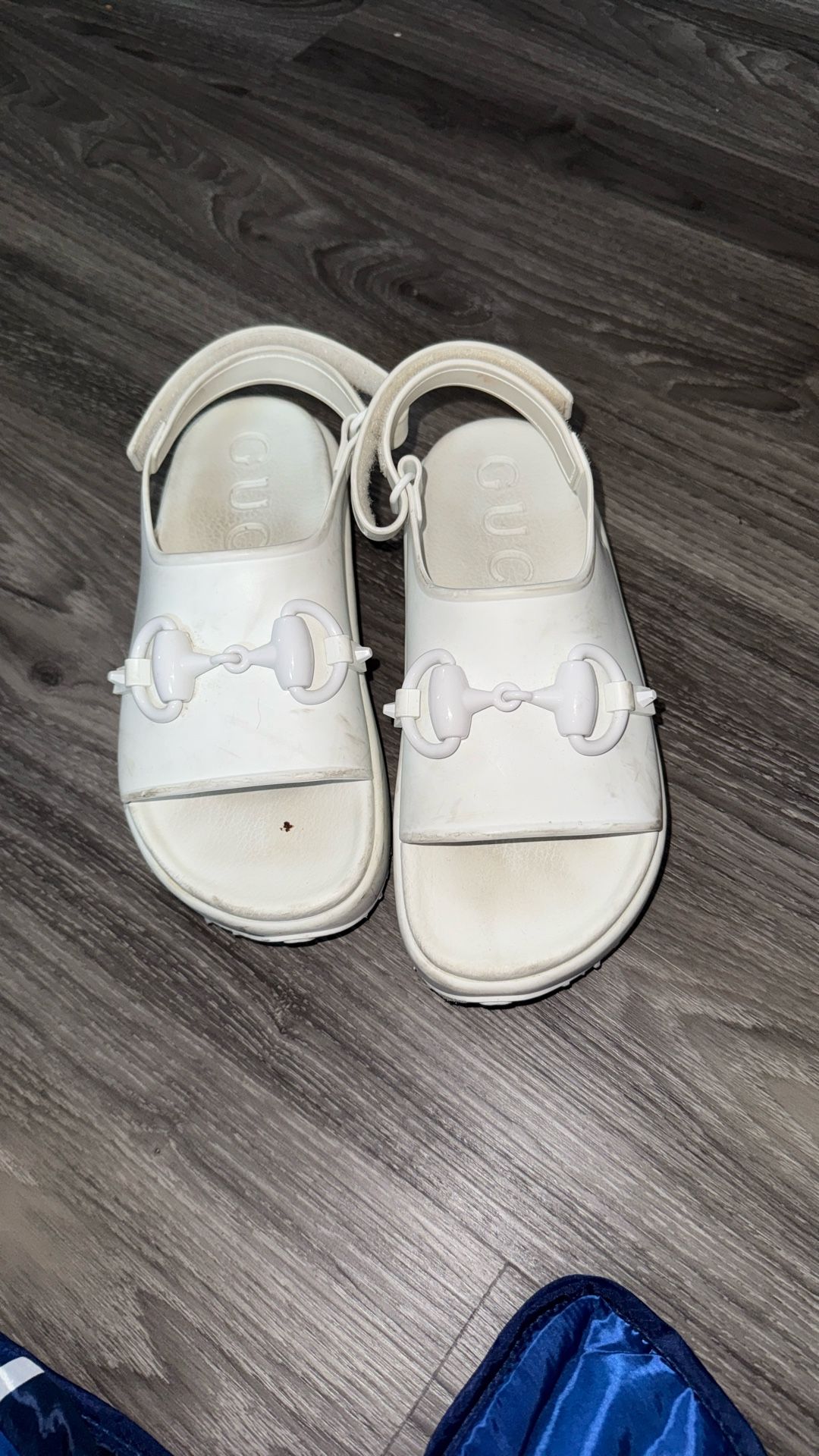 100 % Authentic Kids Gucci Rubber Sandals