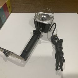 Great Super-Bright SYLVANIA SUN GUN II MOVIE LIGHT  With Guard And Original Box!