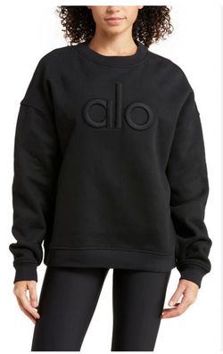 Alo black hoodie xs oversize