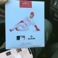 Trea Turner Christmas Ornament Collectible