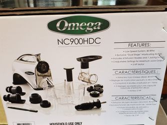 Omega 900hdc clearance juicer