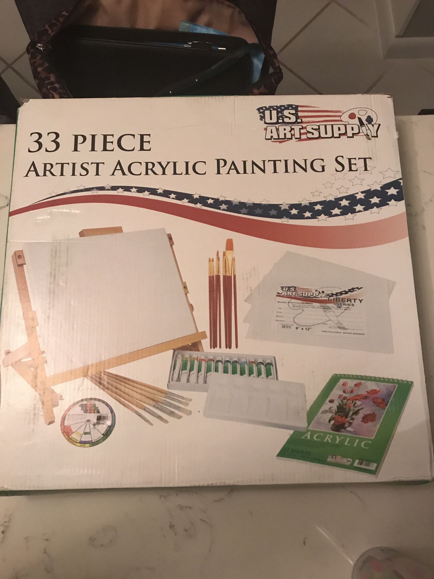 US Art Supply 33 Piece Acrylic Paint Set *NEW*