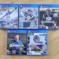 PS4 Madden Bundle – 5 Complete Games (16-23)